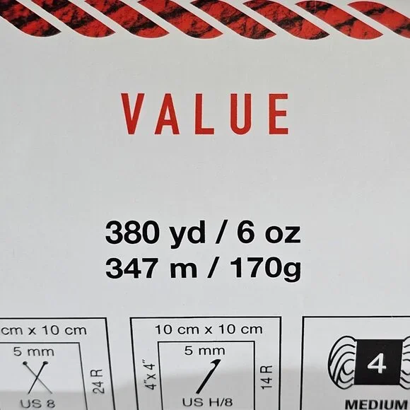 Lot of 4 Big Twist Value Yarn 380 Yds Each Varisty Gold/Yellow Plum Soft Purple - Picture 2 of 6